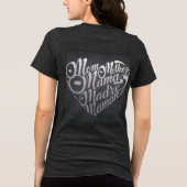 マママママママママチャクブラック トライブレンドTシャツ (裏面)