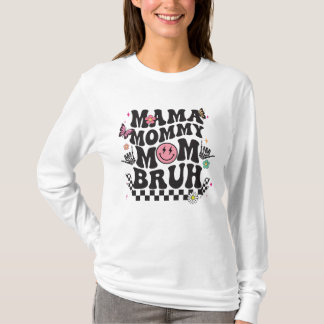 ママママミームおもしろいレトロママミーム Tシャツ