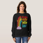 ママママ母ブルママと私レインボーボーイ母 スウェットシャツ (正面フル)