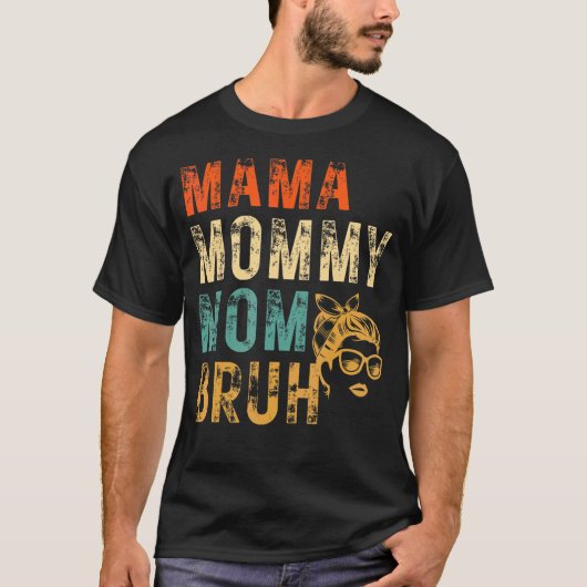 ママママ母ブルママ母性乱雑ママ手紙Pr Tシャツ (正面)