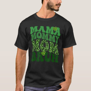 ママママ母ブーおもしろいママ俗語聖パトリックのD Tシャツ