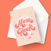 マママユーロックタイポグラフィマザーズ・デイ カード