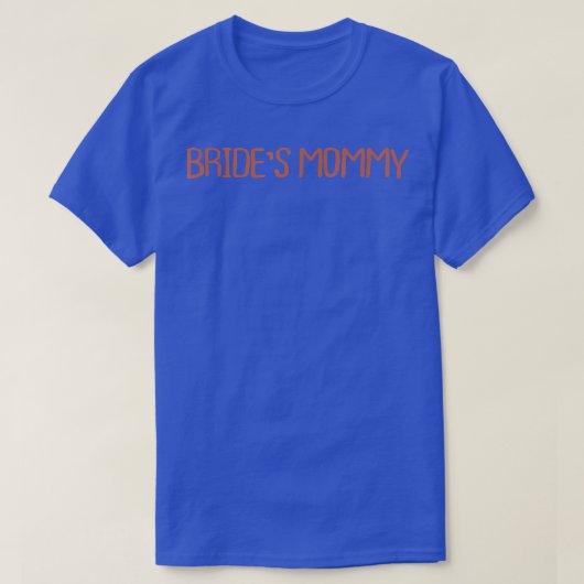 マママレトロおもしろいブライドのママ Tシャツ (デザイン正面)