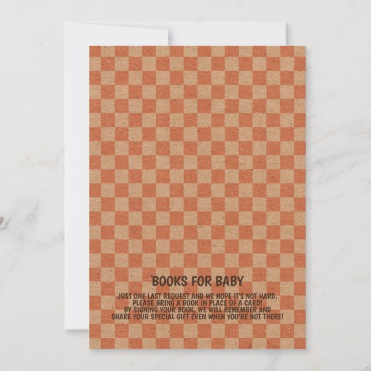 ママミアクラフトフェイクピザパーティーベビーシャワー 招待状 (裏面)