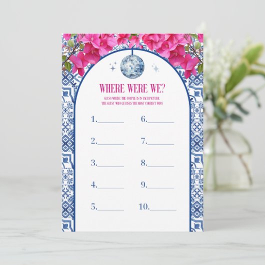 ママミアヘンパーティーどこ我々はゲームカード 招待状 (スタンド正面)