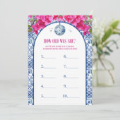 ママミアヘンパーティー何歳の彼女のゲームカード 招待状 (スタンド正面)