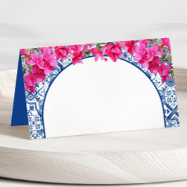 ママミアミメディテランバースデーパーティー食べ物テント プレイスカード