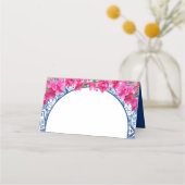 ママミアミメディテランバースデーパーティー食べ物テント プレイスカード (正面)