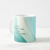 ママムインアアクアカスタム文字母の日 コーヒーマグカップ (正面左)