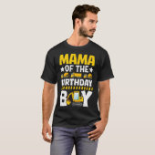 ママムオブザ誕生日ボーイ建築テーマパーティーM Tシャツ (正面フル)
