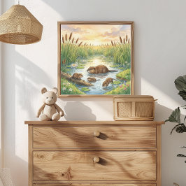 ママムスクラットと赤ちゃんの保育園 ポスター