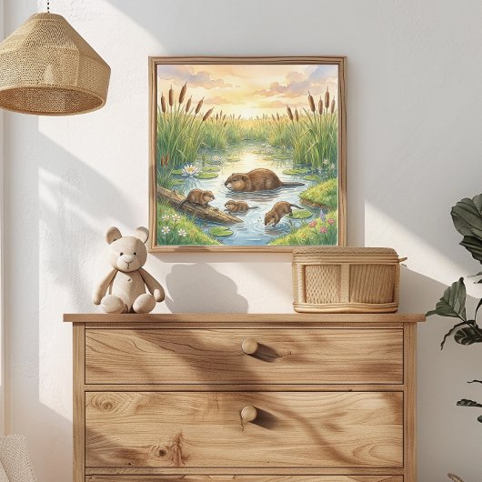 ママムスクラットと赤ちゃんの保育園 ポスター