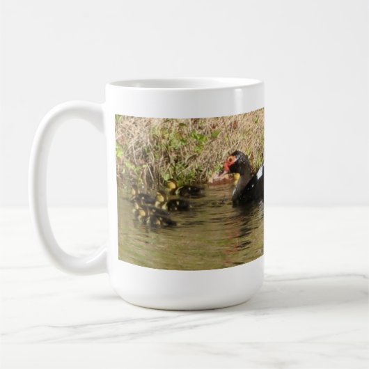 ママムスコヴィとベビーダックスマグ コーヒーマグカップ (左)