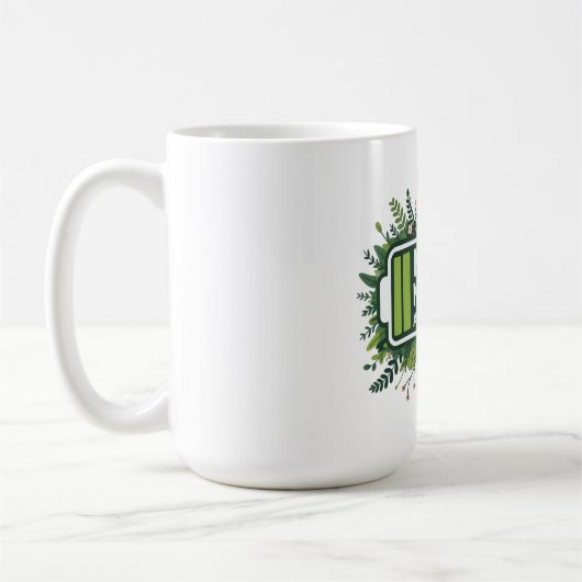 ママモードはいつだってオン コーヒーマグカップ (左)