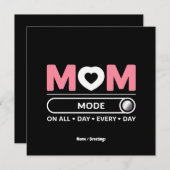 ママモード毎日お母さんの日 招待状 (正面/裏面)