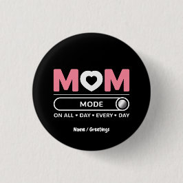 ママモード毎日お母さんの日 缶バッジ