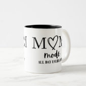 ママモード終日毎日マザーズデイマグ ツートーンマグカップ (正面右)