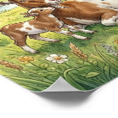 ママヤギと子ヤギの保育園 ポスター (角)