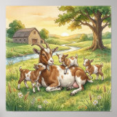 ママヤギと子ヤギの保育園 ポスター (正面)