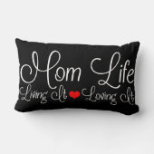 ママライフブラック ランバークッション (裏面)