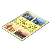 ママライフマザーズデイ黄色い写真 ノートブック (左側)