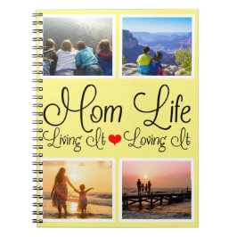 ママライフマザーズデイ黄色い写真 ノートブック