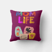 ママライフ スロークッション - 母であることの喜び クッション (裏面)