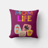 ママライフ スロークッション - 母であることの喜び クッション (正面)