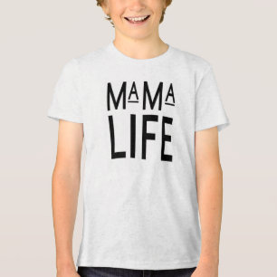 「ママライフ」ティー トライブレンドTシャツ