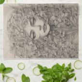 ママラグジュアリーガールズキッチンタオルテンプレート キッチンタオル (折り畳み)