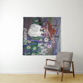 ママラマをパーソナライズ 菫の花畑で タペストリー (インサイチュ(横))