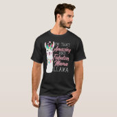 ママラマアルパカアニマルラマママ Tシャツ (正面フル)
