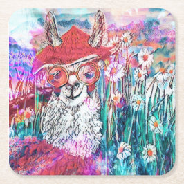 ママラマズデイインザカントリースクエア紙Coas スクエアペーパーコースター