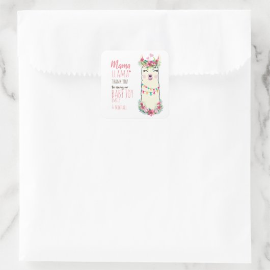 ママラマフィエスタベビーガールシャワーパートウェア スクエアシール (バッグ)