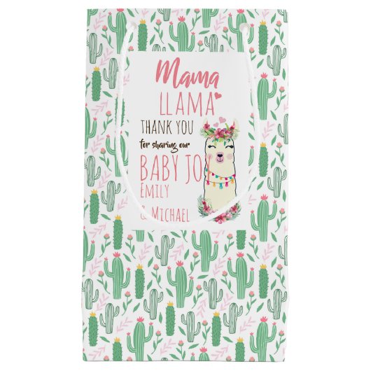 ママラマフィエスタベビーガールシャワーパートウェア スモールペーパーバッグ