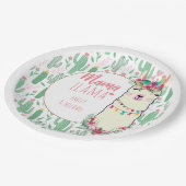 ママラマフィエスタベビーガールシャワーパートウェア ペーパープレート (アングル)