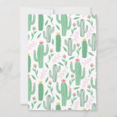 ママラマベビーシャワーフィエスタカッティガールズ 招待状 (裏面)