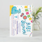 ママラマ ベイビーシャワーの招待状 招待状 (スタンド正面)