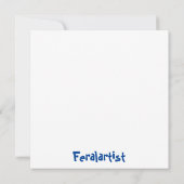 ママリサアンドレシャトノワール 招待状 (裏面)