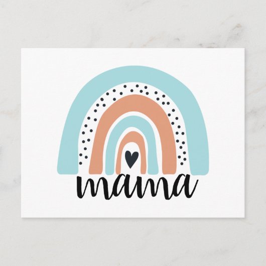 ママレインボーブルーピーチ ポストカード (正面)