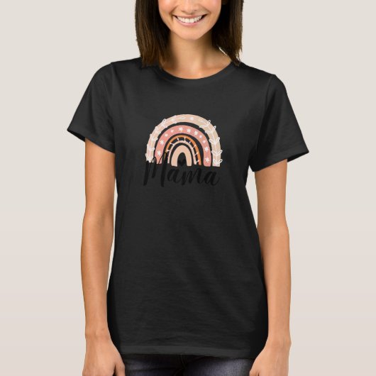 ママレインボーマモアグラフィック1 Tシャツ (正面)