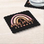 ママレインボー ペーパーコースター (アングル)