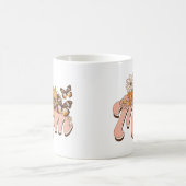 ママレトロフローラ コーヒーマグカップ (中央)