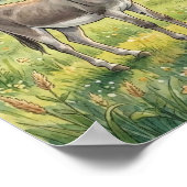 ママロバと子ロバの保育園 ポスター (角)