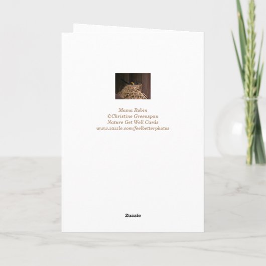 ママロビン元気 カード (裏面)