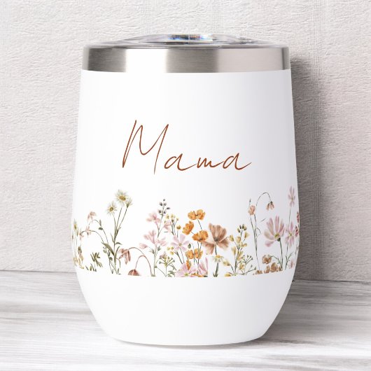 ママワイルドフラワーテラコッタベビーシャワー