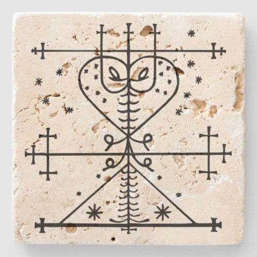 ママンブリジットボドウヴェーヴェ祭壇 ストーンコースター (正面)