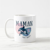 ママン・セ・ミユー ママシャチ 水彩 コーヒーマグ コーヒーマグカップ (左)