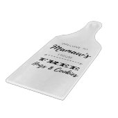 ママーズハウスフリーのハグとクッキーへようこそ カッティングボード (角)