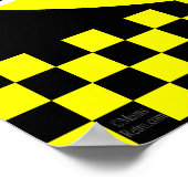 ママータクシー&ドライブルグリルレトロキッチンアート ポスター (角)